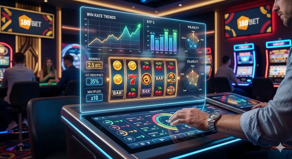 Phân tích chỉ số Slot Game: Hiểu thuật ngữ để tối ưu hóa tỷ lệ thắng cùng 188bet